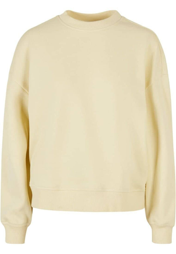 Sweatshirt oversized Schnitt aus zertifizierter Bio- Baumwolle- Soft Yellow