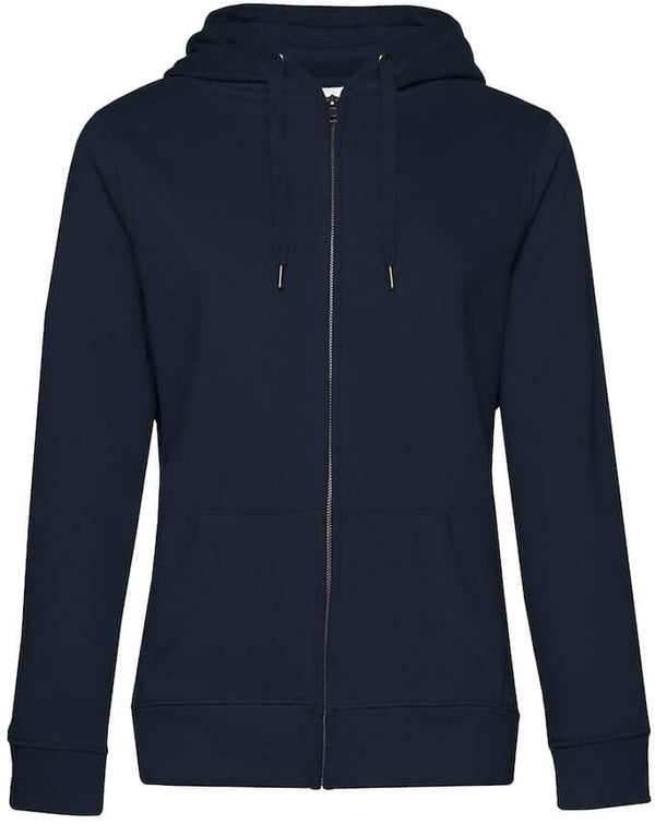 BIO COTTON ZIP HOODIE- Navy