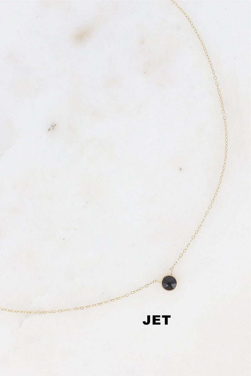 Edelstahl-Halskette mit Swarovski®-Kristallen- HERBST WINTER