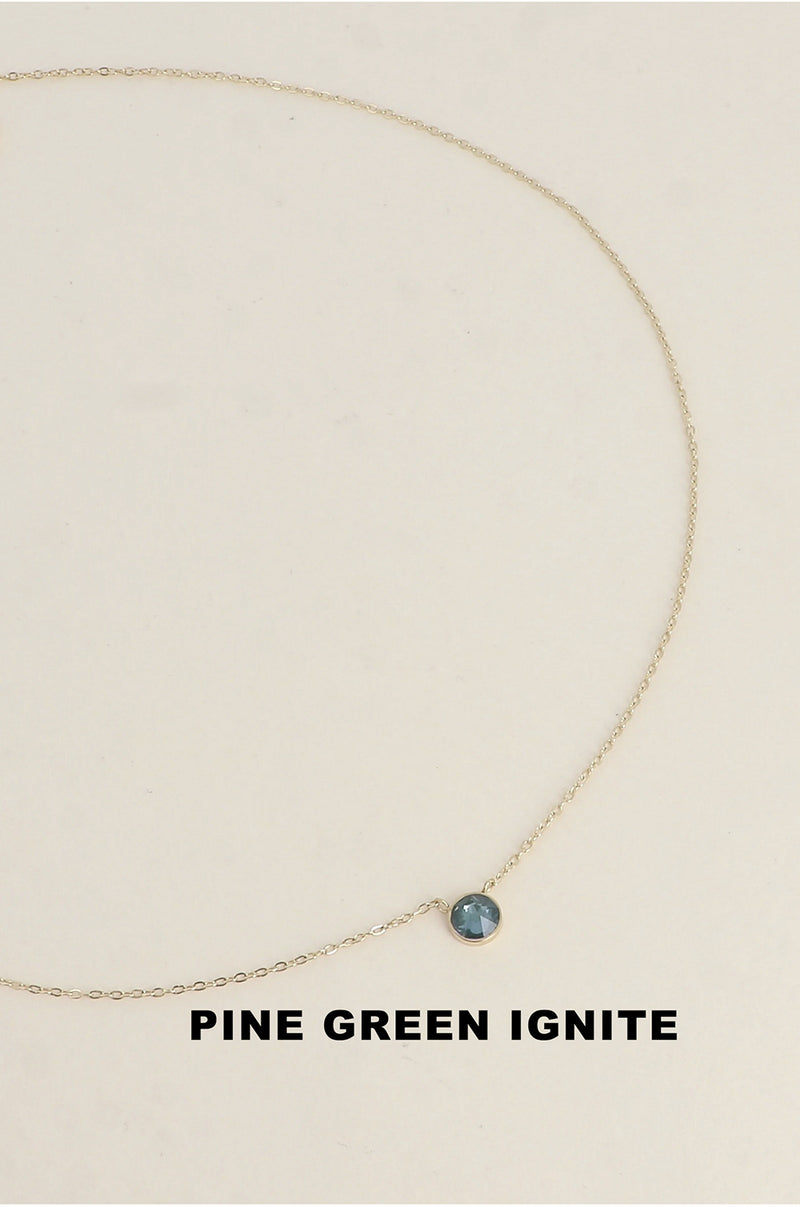 Edelstahl-Halskette mit Swarovski®-Kristallen- 4 JAHRESZEITEN