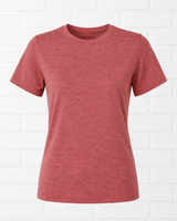 BIO COTTON T-SHIRT - HEATHER MAUVE - INDIAN SUMMER