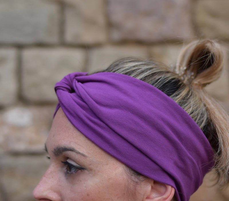 Turban Stirnband- Lila