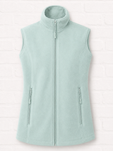 Microfleece Weste- Sage - GENTLE SPRING