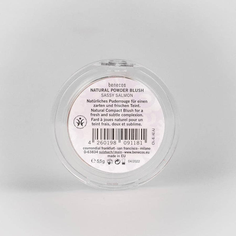 Benecos Natural Compact Powder Blush: Mallow rose
