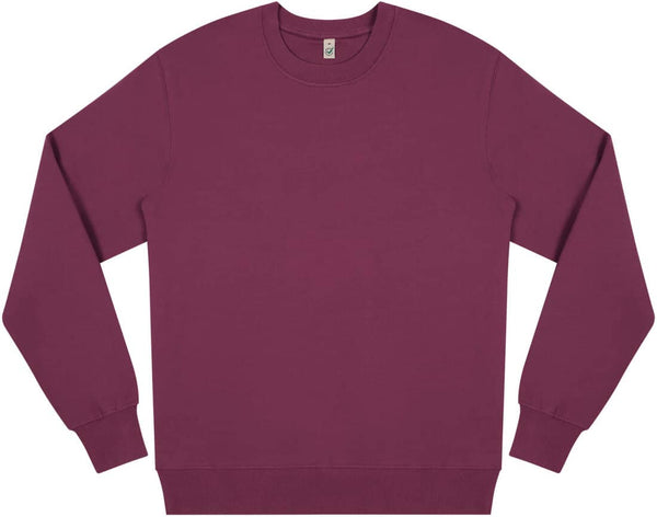 Earth Positive Sweatshirt- Faded Burgundy- 4J