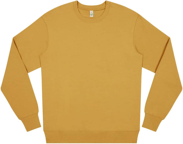 Earth Positive Sweatshirt- Faded Mustard- Herbst