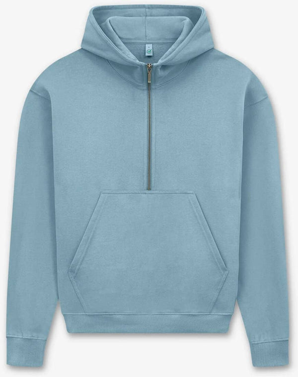 Half Zip- Hoodie - DUNKLER SOMMER
