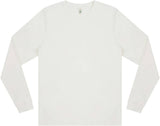 BIO COTTON LONGSLEEVE mMEN- FADED WHITE- MAJESTIC WINTER