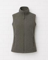 Microfleece Weste- Green Marble Heather - 360°