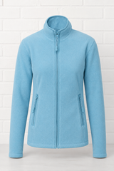 Microfleecejacke- Gletscherblau - DELIGHT SPRING
