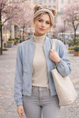 Blousonjacke aus Tencel- GENTLE SPRING