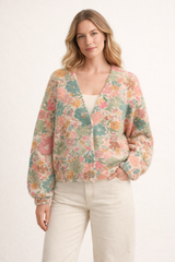 Nachhaltige Alpaka Strickjacke in BIO QUALITÄT - 360° + GENTLE SPRING