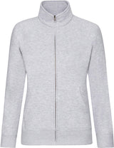 ZIP JACKE- Hellgrau meliert - SMART SUMMER