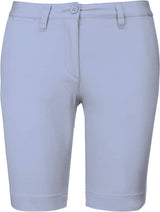 Chino-Bermuda-Shorts- Hellblau