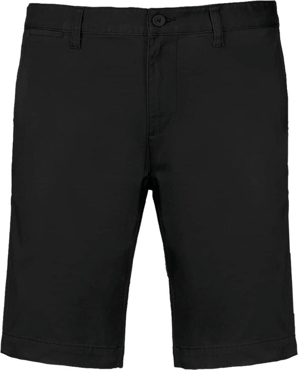 Chino-Bermuda-Shorts MEN- Schwarz