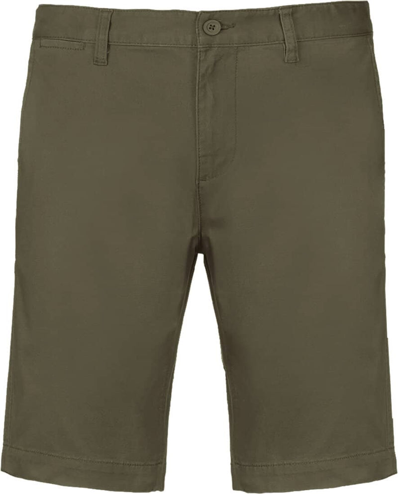Chino-Bermuda-Shorts MEN- Light Khaki