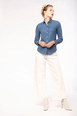 Jeanshemd- DUNKLER SOMMER