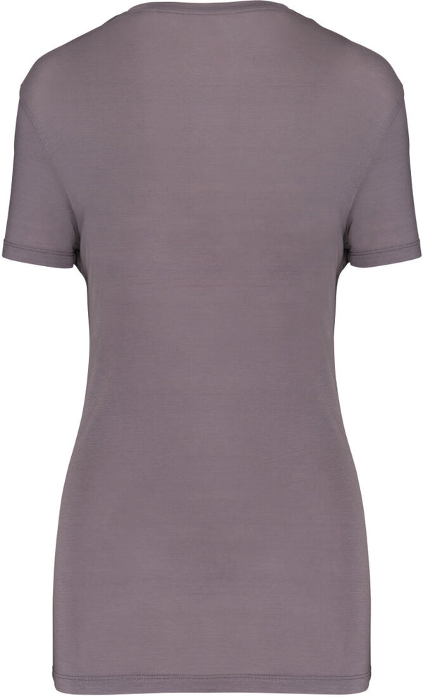 Lyocell Tencel™-T-Shirt- Mauve