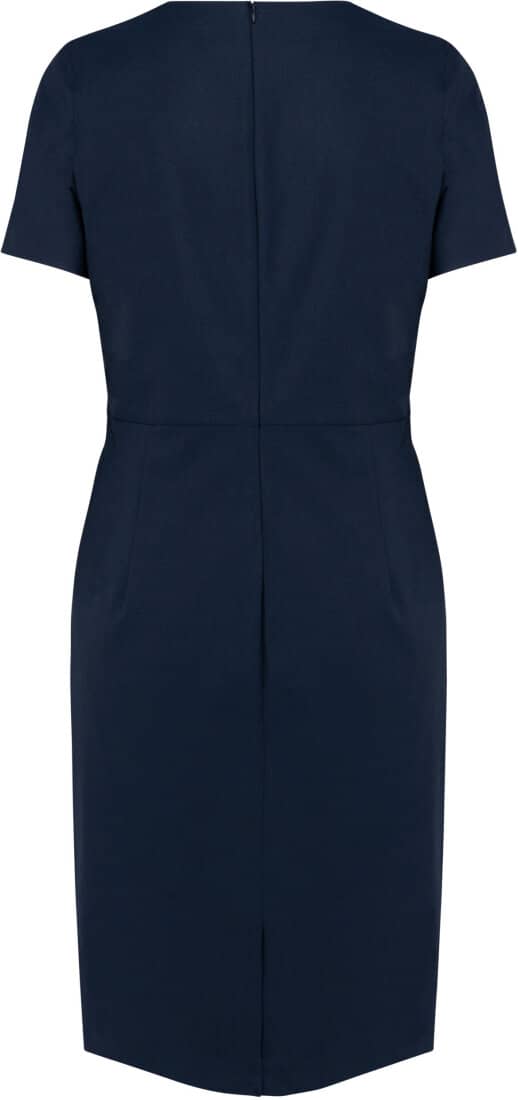 Kleid mit geradem Schnitt- Navy