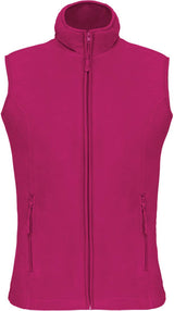Microfleece Weste- Fuchsia - MAJESTIC WINTER
