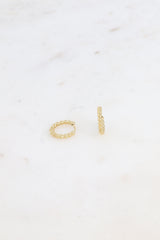 Mini Creole mit Kugeldetails_ Gold