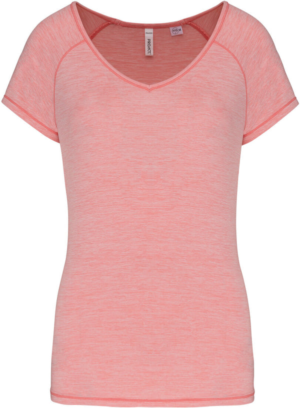 umweltfreundliches Sportshirt- Marl Pink