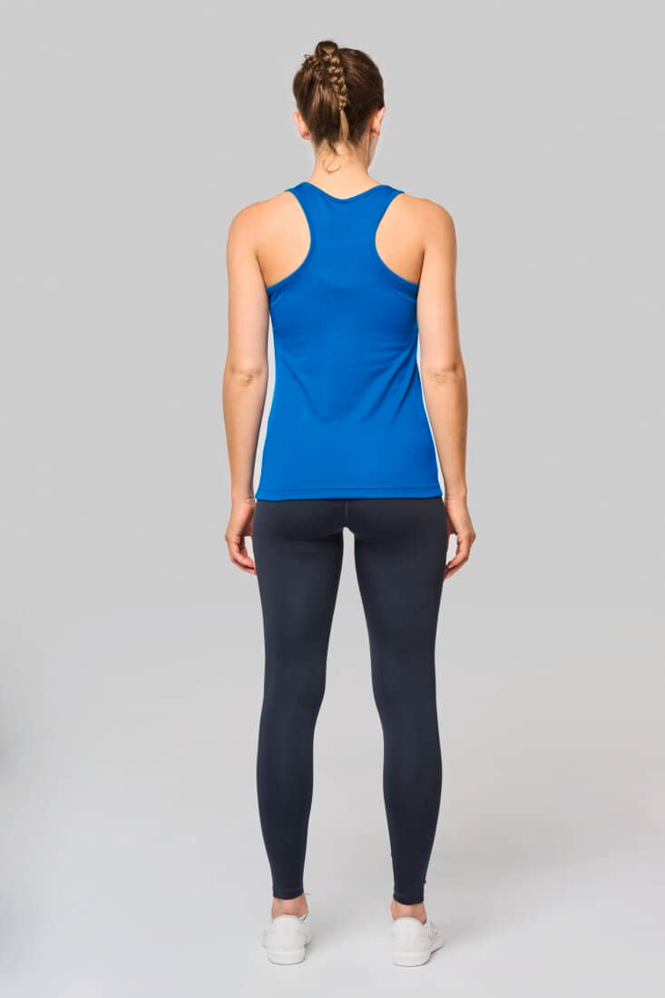 Damen Basic Sport Funktionsshirt ärmellos - Lila