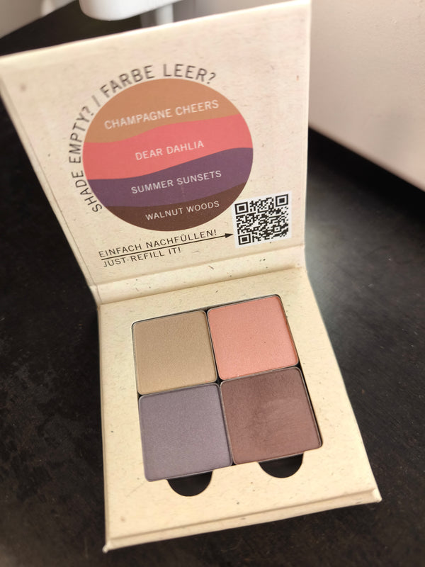 Lidschattenpalette BENECOS Dunkler Frühling Sommer/ 4 Jahreszeiten