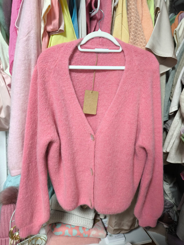 Nachhaltige Alpaka Strickjacke in BIO QUALITÄT - HELLER+ DUNKLER FRÜHLING SOMMER
