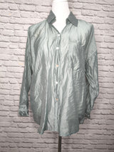 Transparentes Hemd Tencel- Salbei