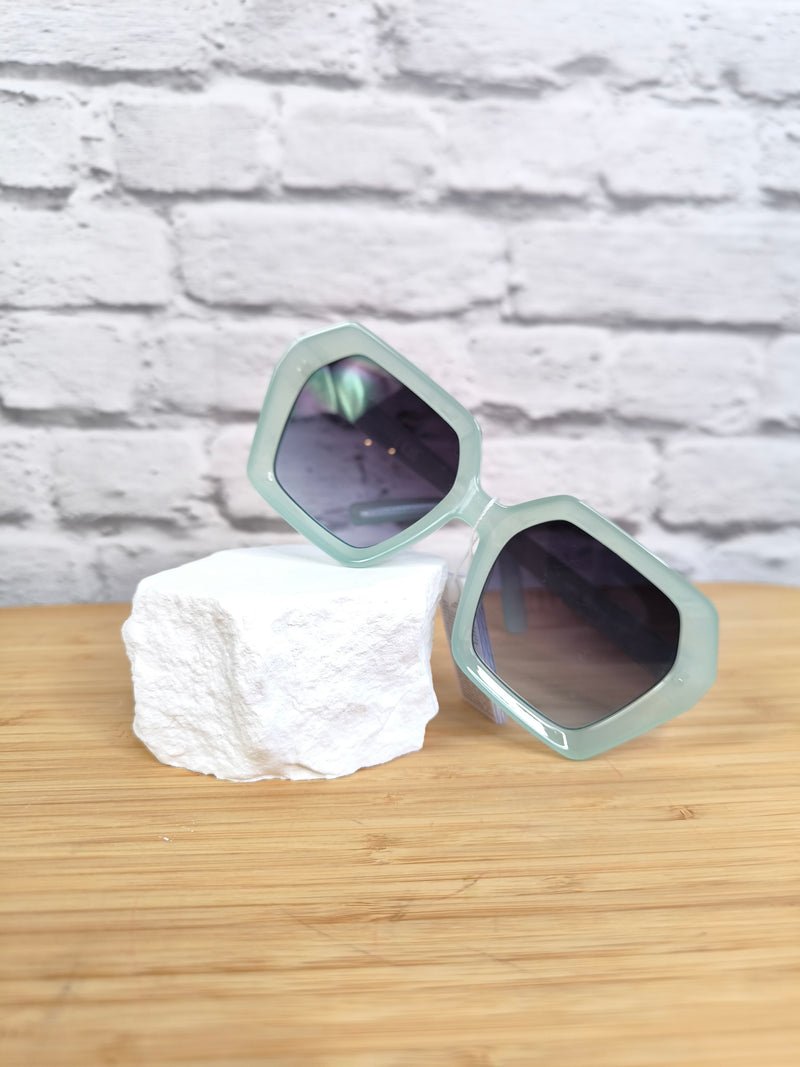 Sonnenbrille- Mint Grau