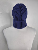 RIPP- STRICKMÜTZE MIT KASCHMIR- DUNKLER SOMMER WINTER