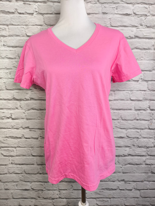 T-SHIRT mit V- Ausschnitt- Azalea