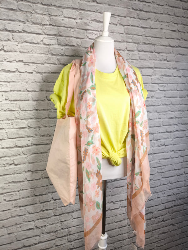 Organic Cotton Bag- Blush uni