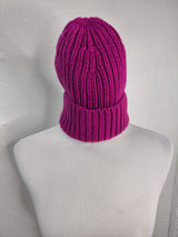 RIPP- STRICKMÜTZE MIT KASCHMIR- DUNKLER SOMMER WINTER