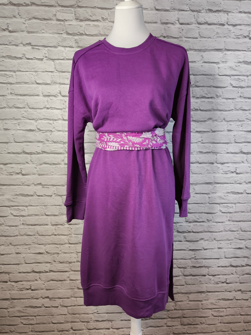 Sweatshirtkleid- Lila