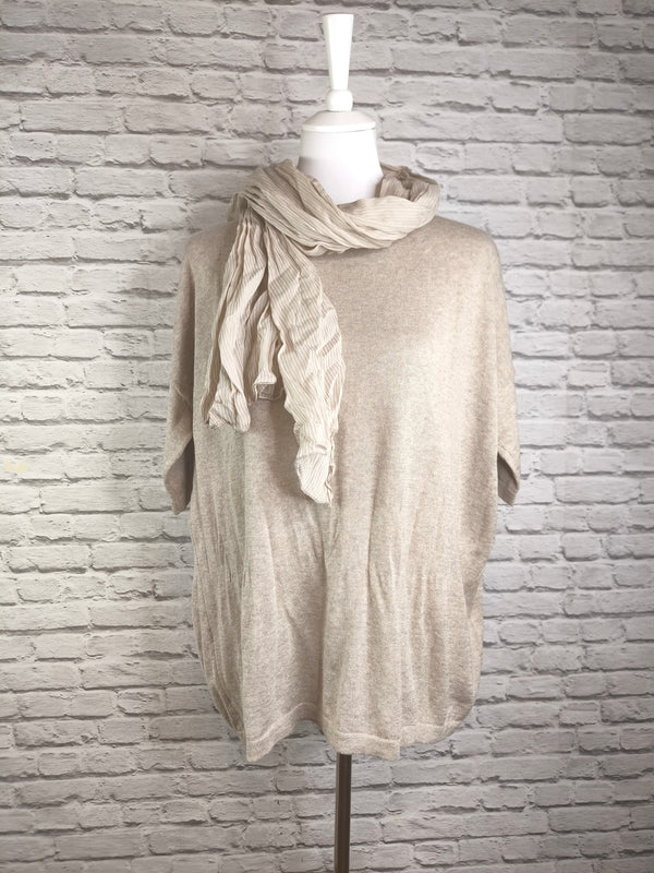 Blusenshirt Bio- Baumwolle- Natur