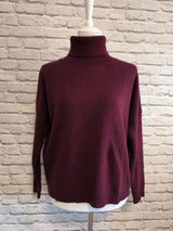 Rollkragen-Pullover aus Kaschmir und Wolle- HERBST WINTER