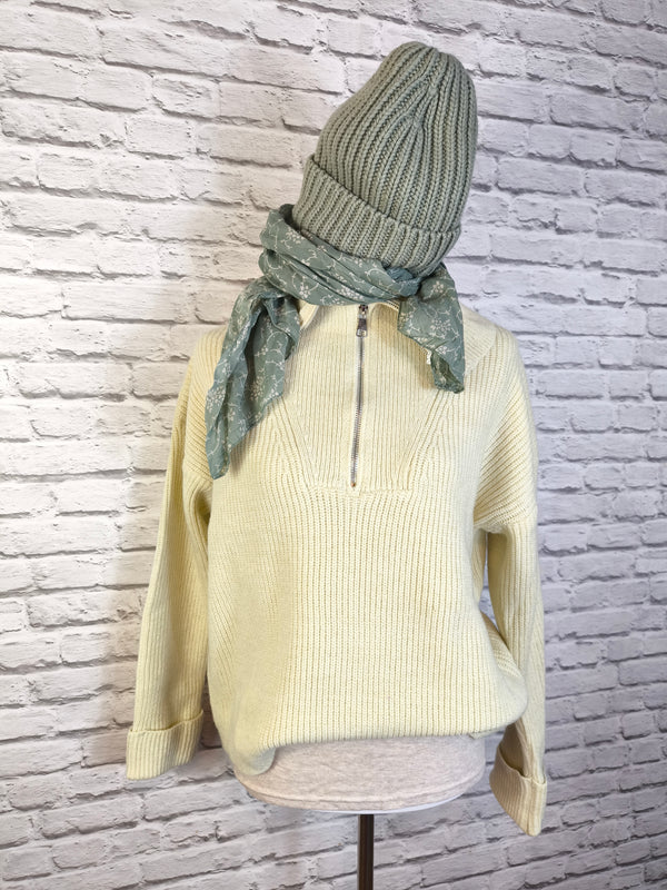 Trojer Strickpullover- Light Beige