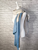 Dreamy Days Winterschal Superweich- Blau Beige Grau