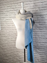 Dreamy Days Winterschal Superweich- Blau Beige Grau