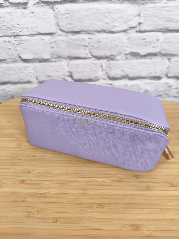 Kosmetik-Etui- Tasche- Flieder