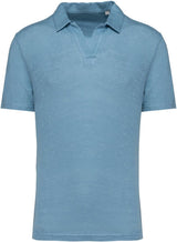 Umweltfreundliches Leinen- Polohemd MEN- Twilight Winter