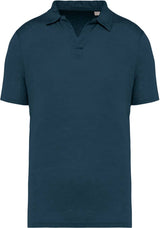 Umweltfreundliches Leinen- Polohemd MEN- VERDANT WINTER