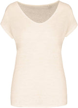 Umweltfreundliches Leinen- T-Shirt - VERSCHIEDENE FARBTYPEN
