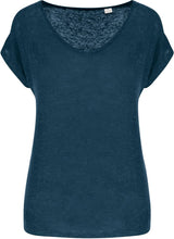 Umweltfreundliches Leinen- T-Shirt- VERDANT WINTER