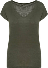 Umweltfreundliches Leinen- T-Shirt- 360°