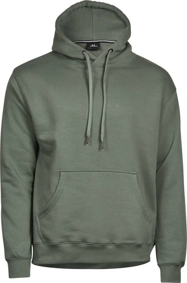 BIO BAUMWOLL SWEATSHIRT HOODIE- LEAF GREEN