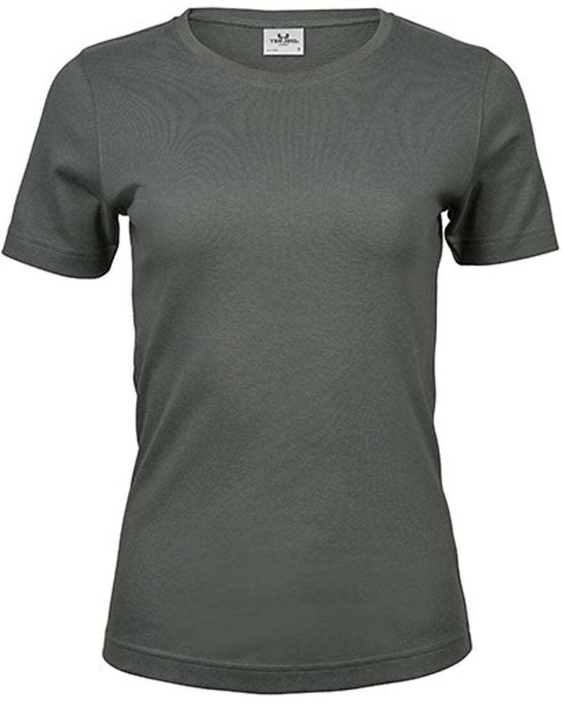 Bio Cotton T-Shirt Rundhals- POWDER GREY