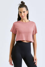 Cropped T- Shirt- TRUE AUTUMN